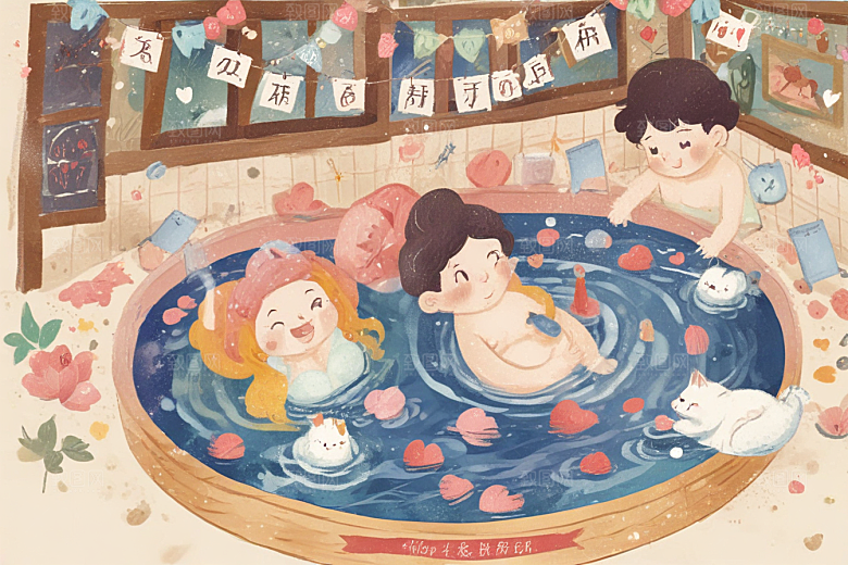 情人节温泉泡汤盛宴图片