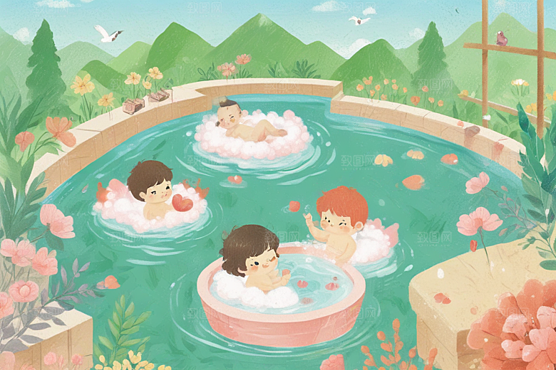 情人节温泉泡汤盛宴图片