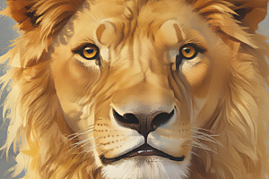 狮子色彩斑斓王国图片