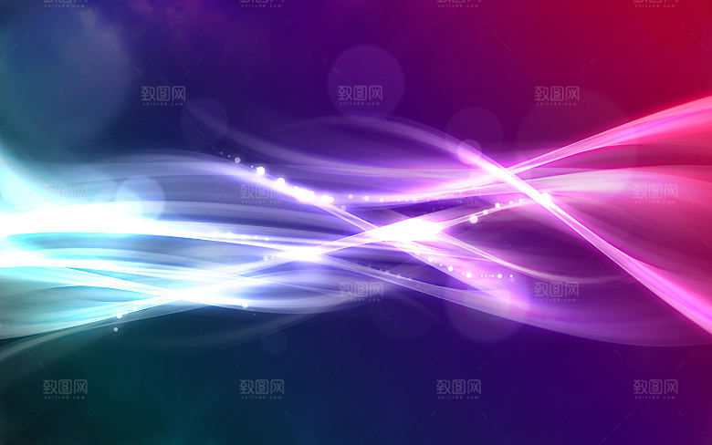 特色彩色模糊多彩背景图片