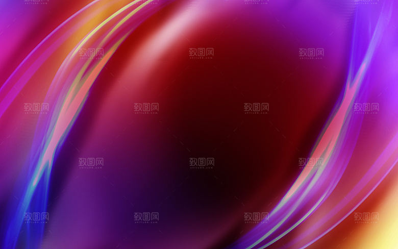 特色彩色模糊多彩背景图片