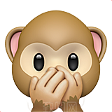 Emoji表情包微信恐怖哭笑可爱猴子素材