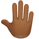 Emoji表情包微信手势手掌可爱图标