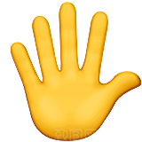 Emoji表情包微信手势手掌可爱图标
