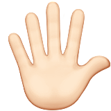 Emoji表情包微信手势手掌可爱图标