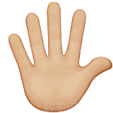 Emoji表情包微信手势手掌可爱图标