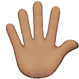 Emoji表情包微信手势手掌可爱图标