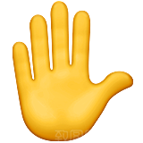 Emoji表情包微信手势手掌可爱图标