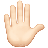 Emoji表情包微信手势手掌可爱图标