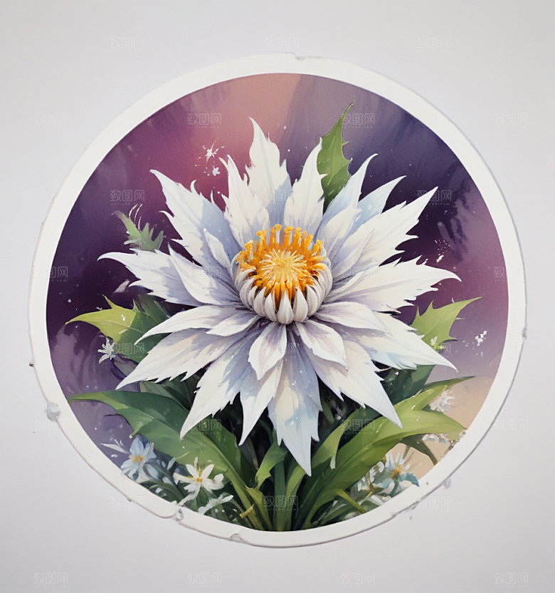 龙舟卡通插画风格贴纸