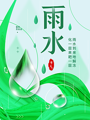 传统二十四节气雨水