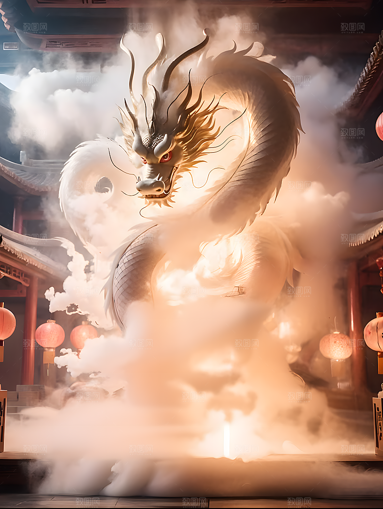 3D金龙金色巨龙