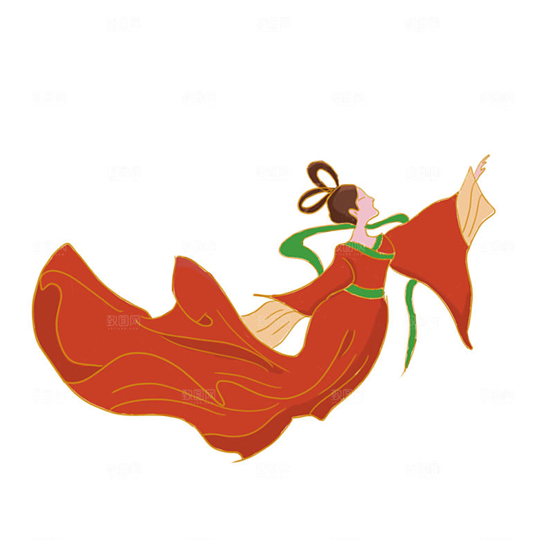 中国风国潮中秋节装饰元素