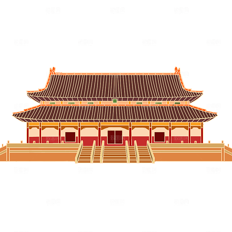 中国风国潮中秋节装饰元素