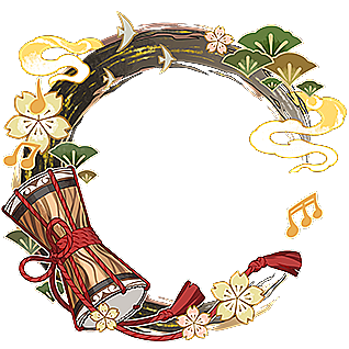 梦幻花环金属头像框