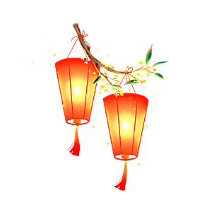 中国风国潮中秋节装饰元素