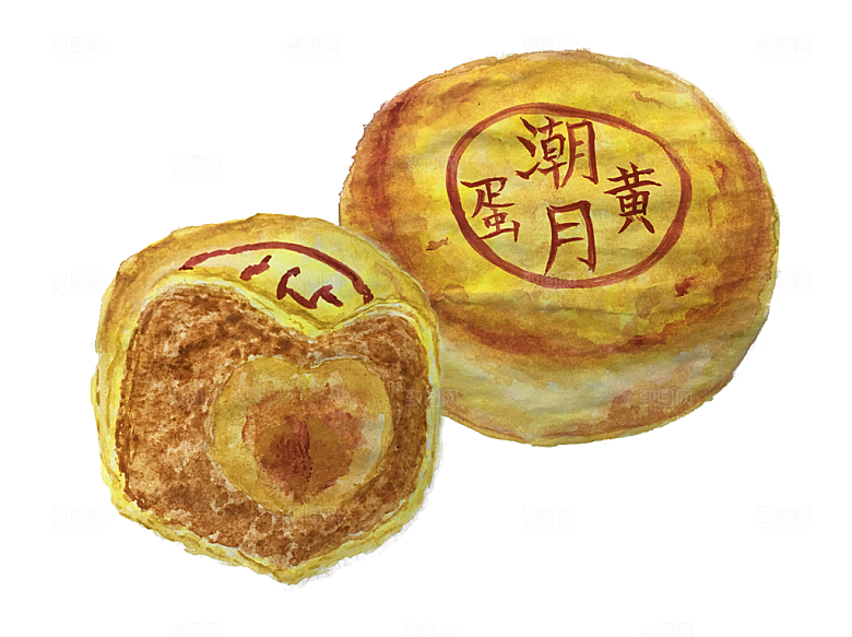 中国风国潮中秋节装饰元素