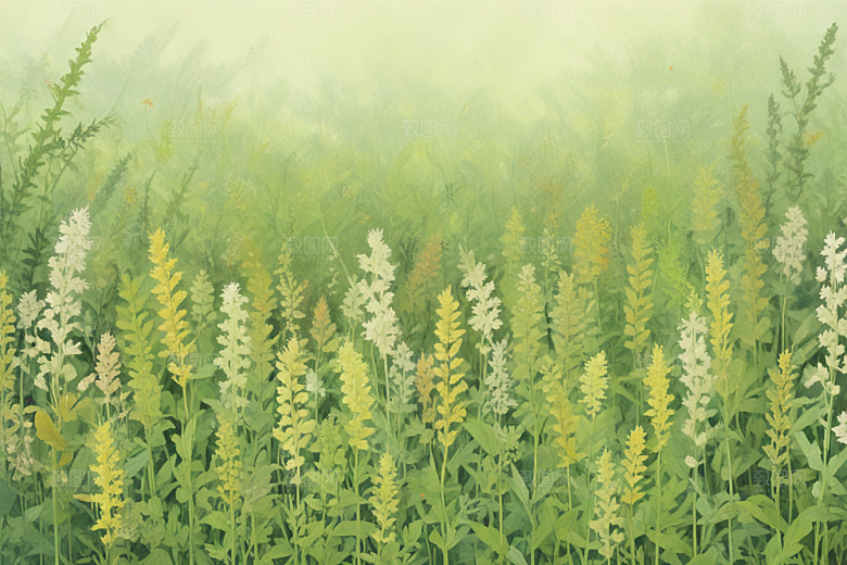 菟丝子卡通插画风格贴纸
