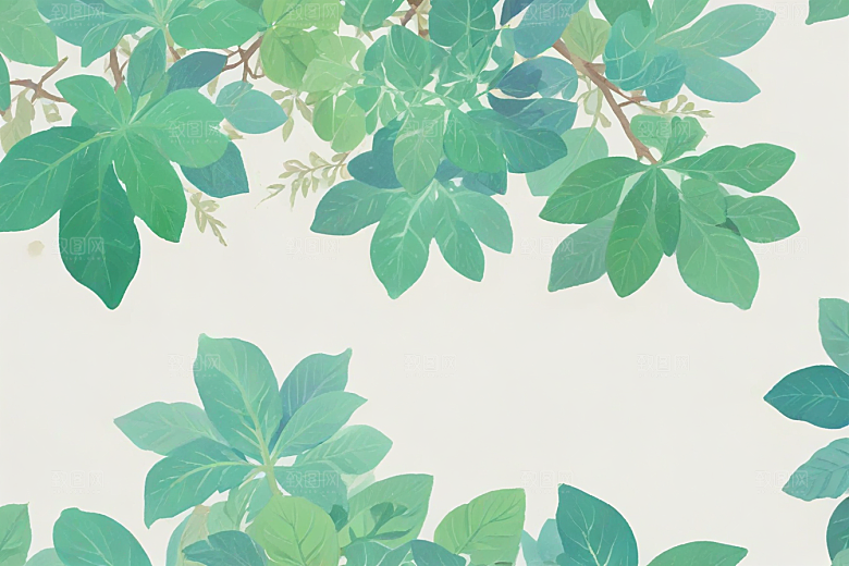 葛根中药插画草药插图
