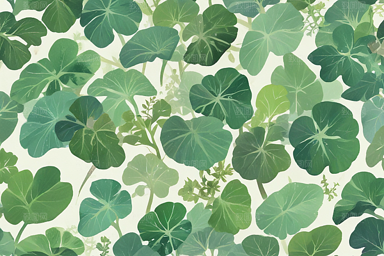 葛根中药插画草药插图