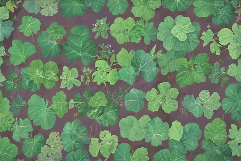 葛根中药插画草药插图