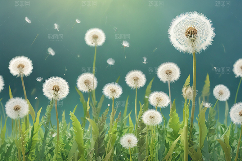 蒲公英植物插图图片