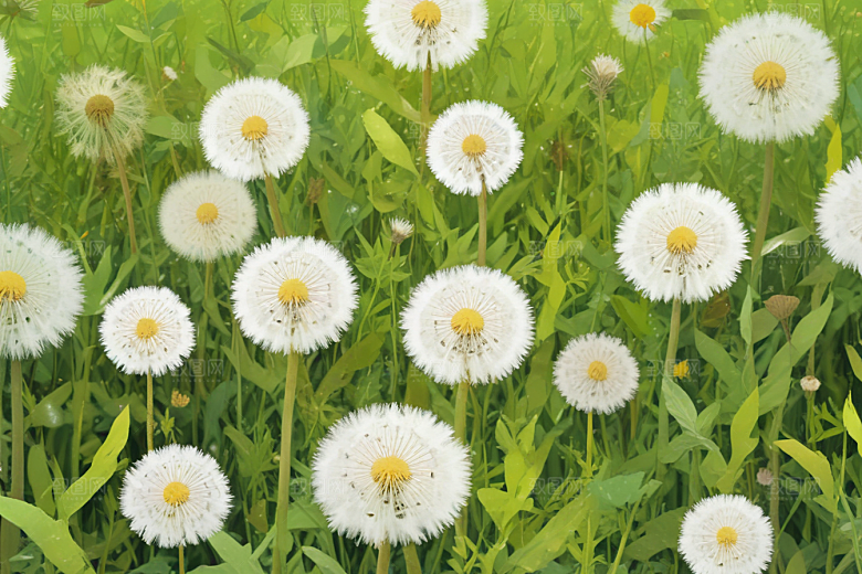 蒲公英植物插图图片