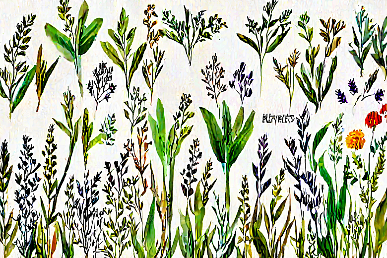香薷植物插图图片