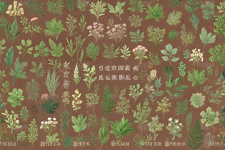 木通植物插图图片