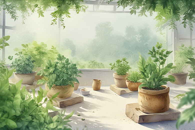 木通植物插图图片