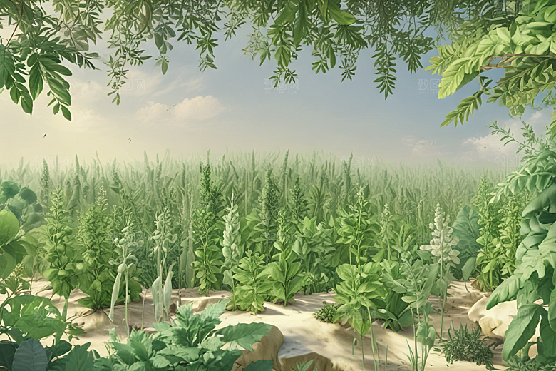 木通植物插图图片
