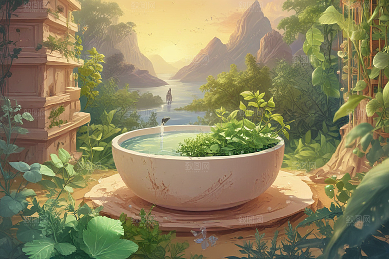 远志植物插图图片