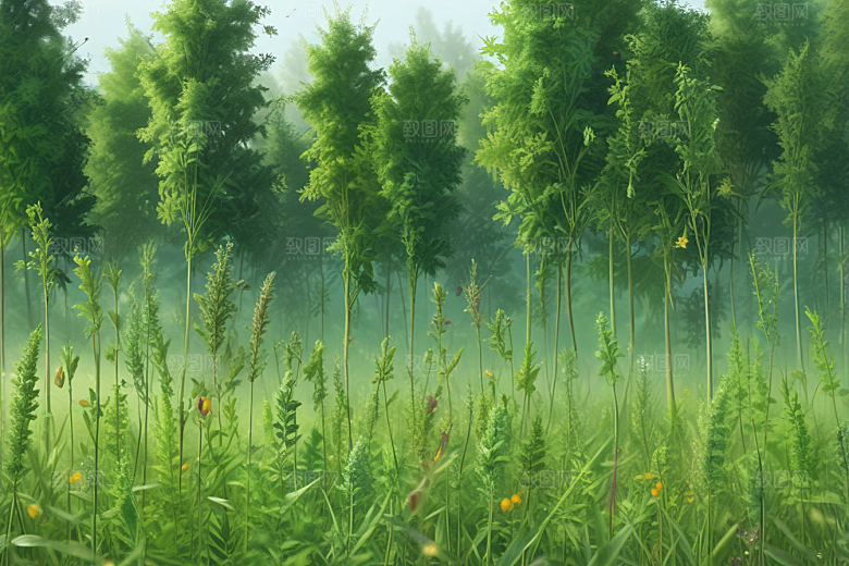 远志植物插图图片