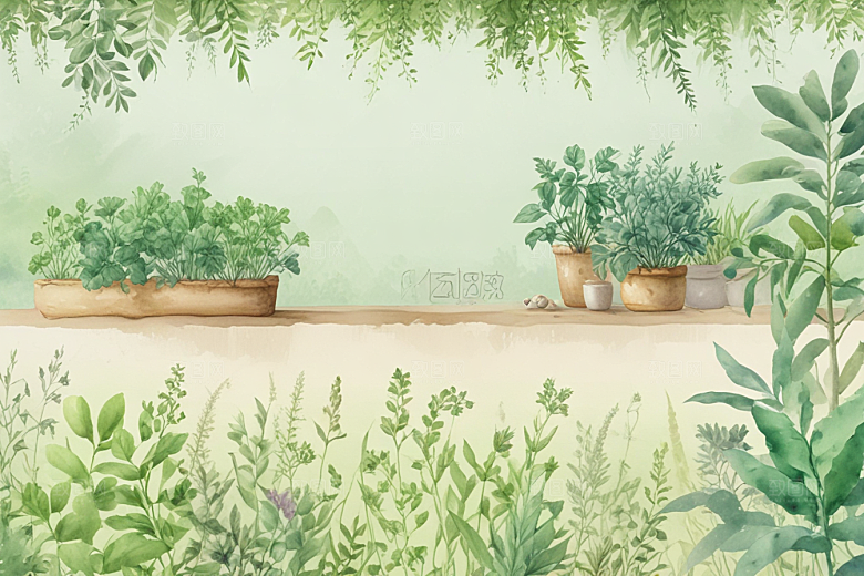 远志植物插图图片