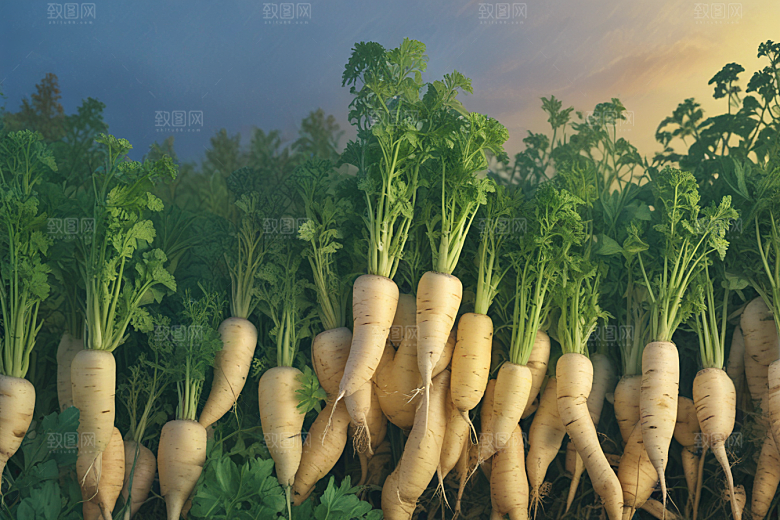 防风植物插图图片