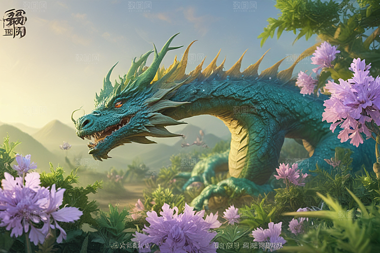 地龙植物插图图片