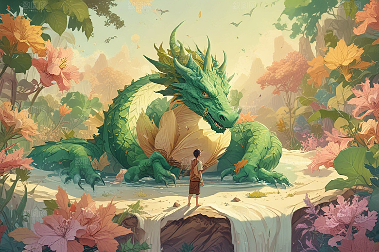 地龙植物插图图片