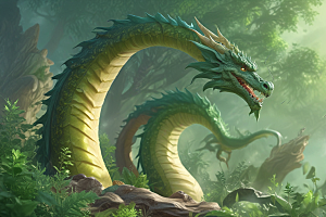 地龙植物插图图片