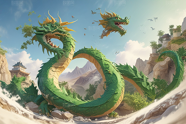 地龙植物插图图片