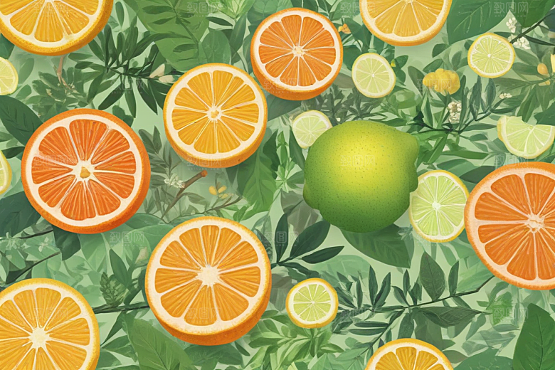 枳壳植物插图图片