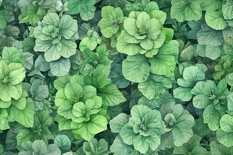 细辛植物插图图片