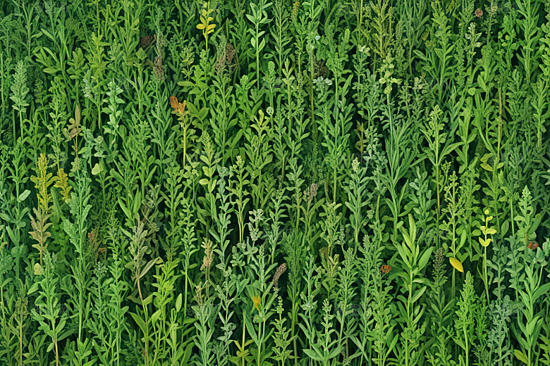 百部植物插图图片