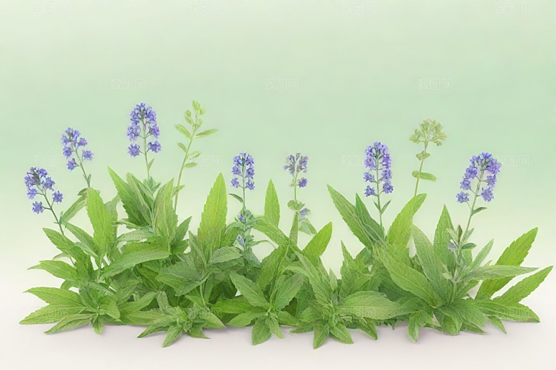 荆芥植物插图图片