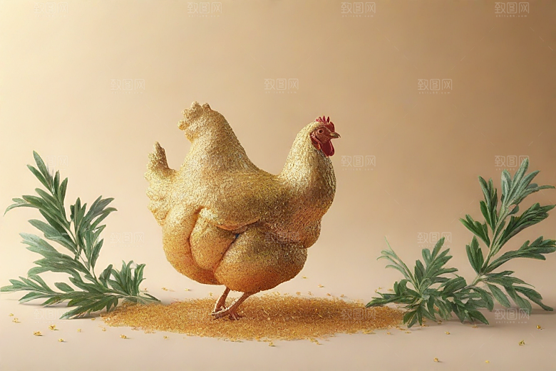 鸡内金植物插图图片