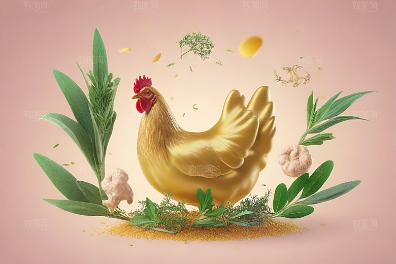 鸡内金植物插图图片