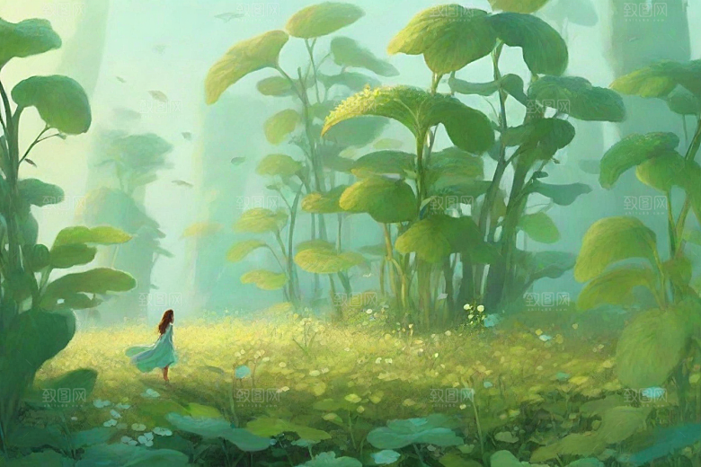 玄参植物插图图片