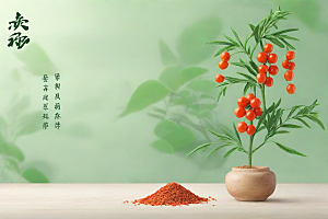 川芎植物插图图片