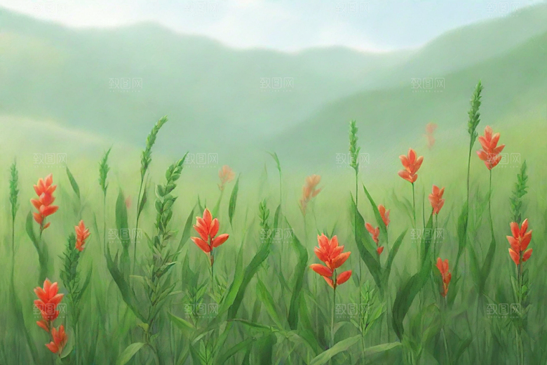 川芎植物插图图片