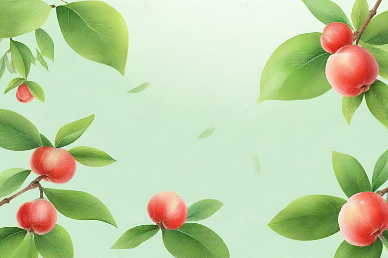 乌梅植物插图图片
