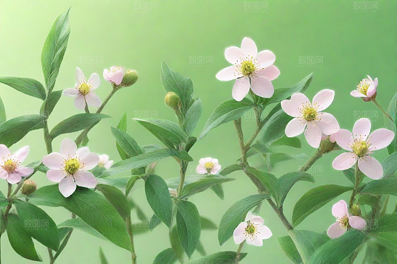乌梅植物插图图片
